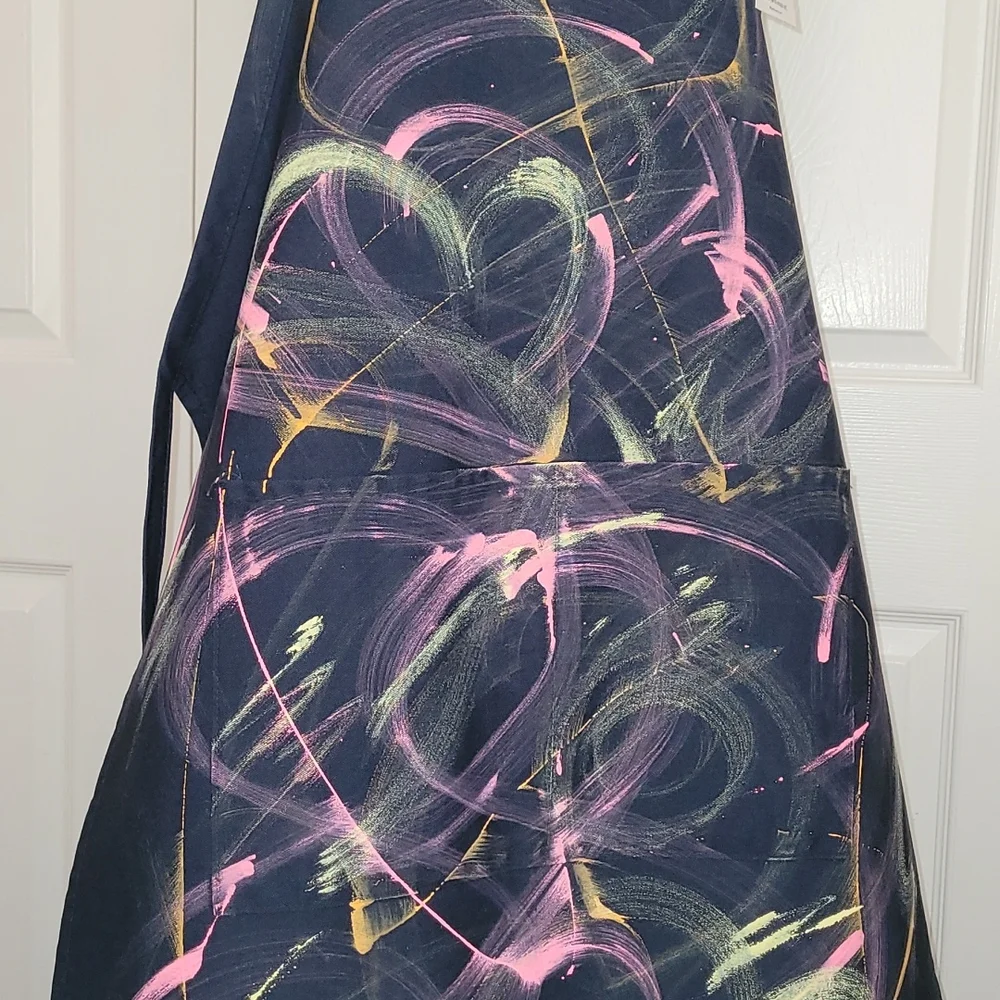 🎉💜HP💜🎉Custom Painted Wearable Art Apron  #2012 - Picture 6 of 6